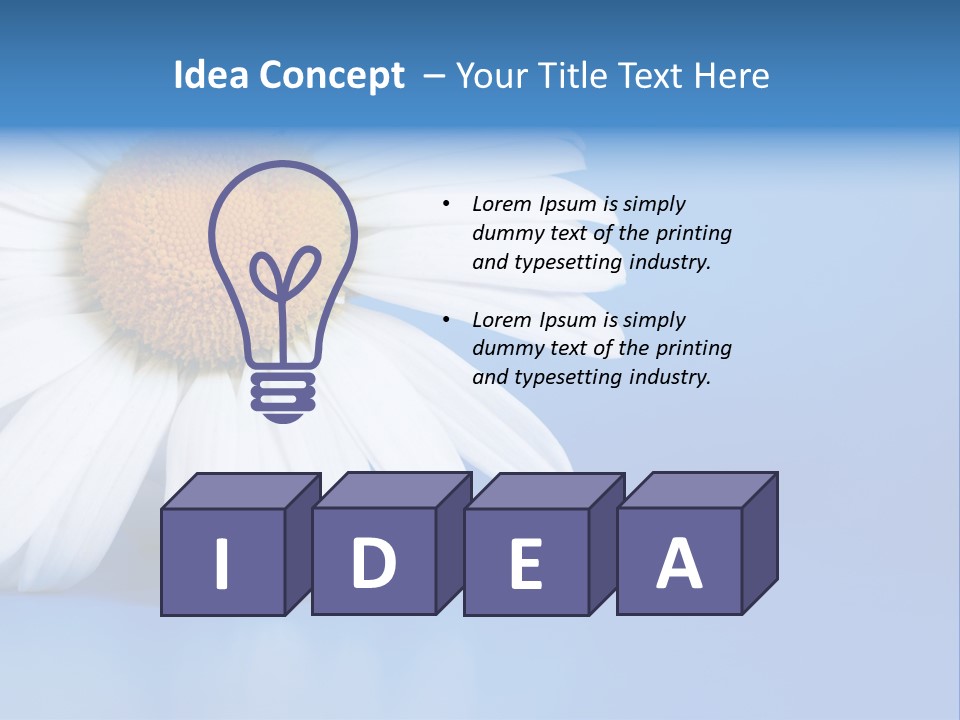 Blossom Healthy Plant PowerPoint Template