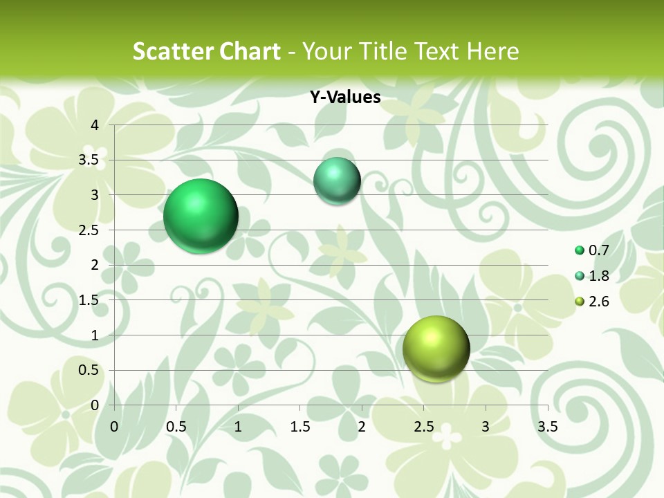 A Green And White Floral Powerpoint Presentation PowerPoint Template