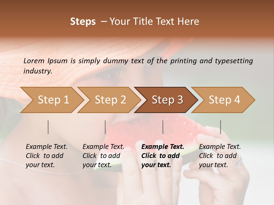 Water Health Pretty PowerPoint Template