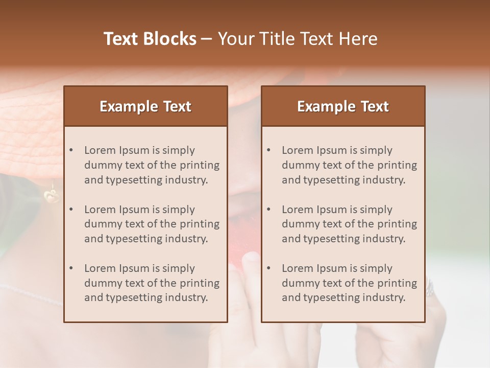 Water Health Pretty PowerPoint Template