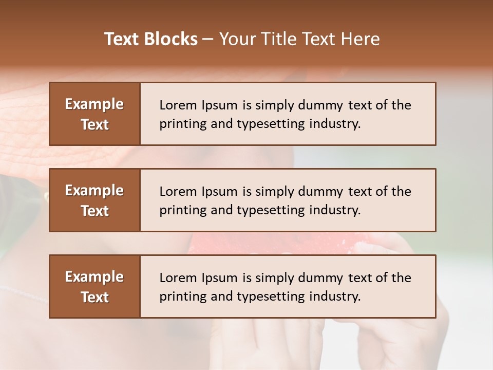 Water Health Pretty PowerPoint Template