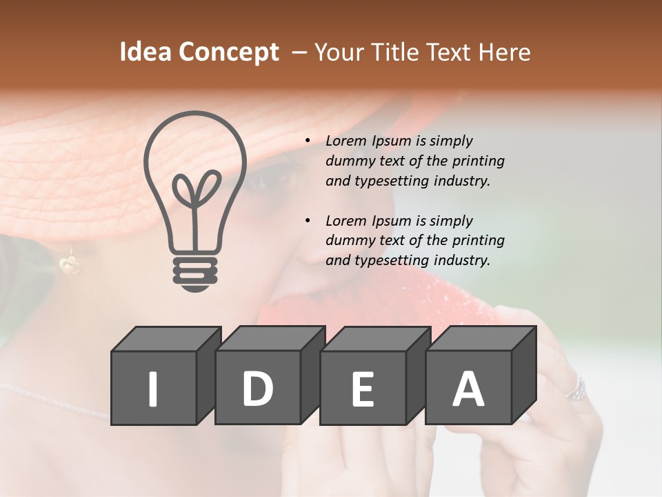 Water Health Pretty PowerPoint Template