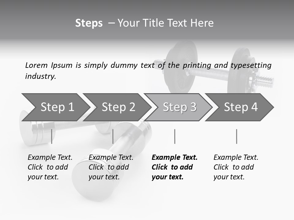 Equipment Work Sport PowerPoint Template