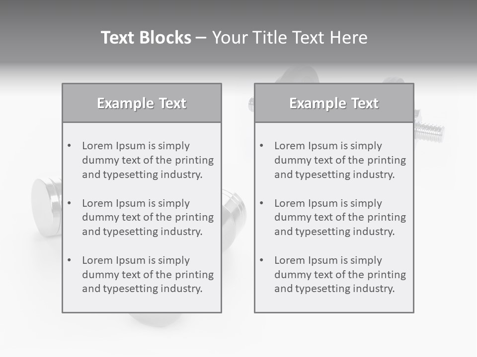 Equipment Work Sport PowerPoint Template