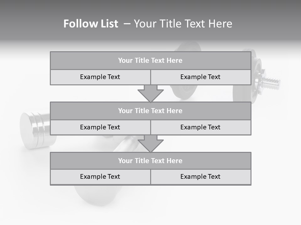 Equipment Work Sport PowerPoint Template