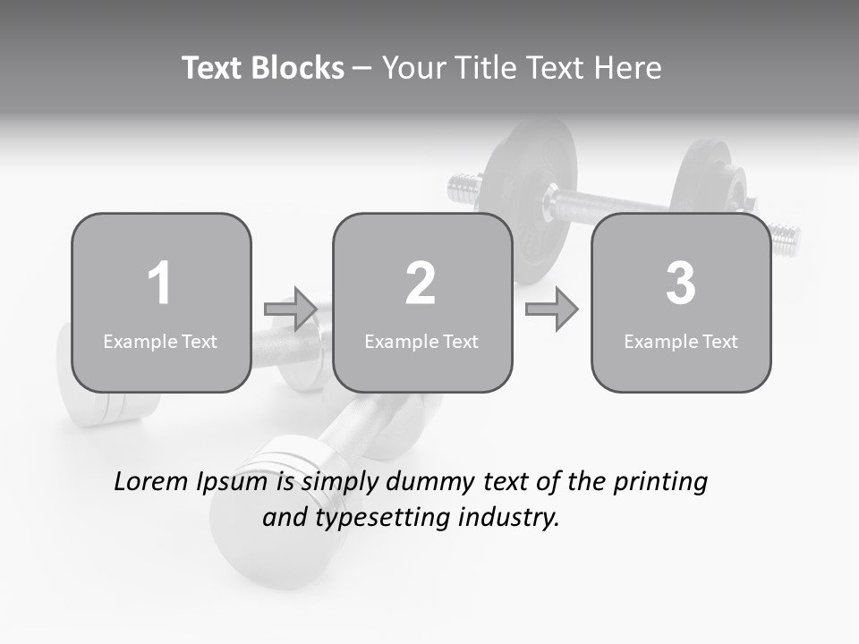 Equipment Work Sport PowerPoint Template