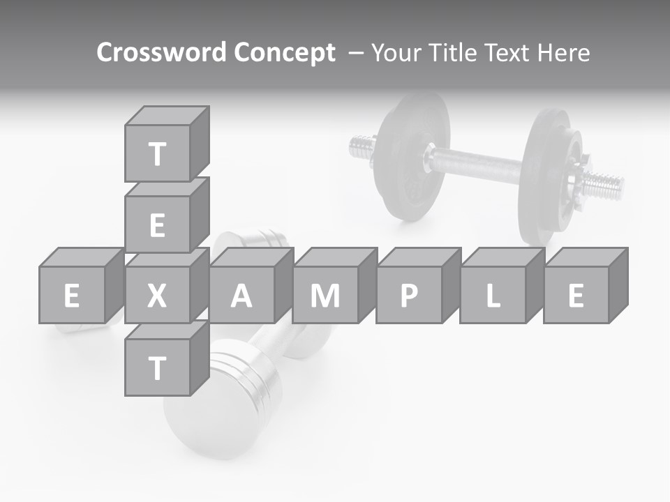 Equipment Work Sport PowerPoint Template