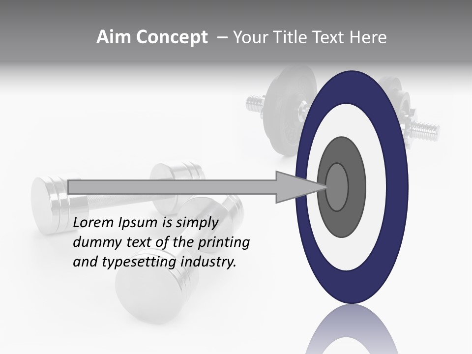 Equipment Work Sport PowerPoint Template