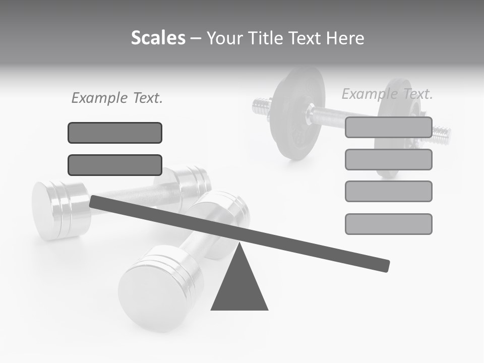 Equipment Work Sport PowerPoint Template
