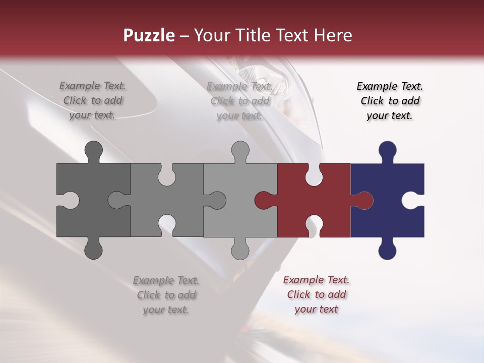 Detail Horsepower Technology PowerPoint Template