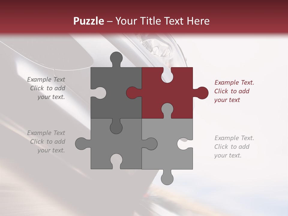 Detail Horsepower Technology PowerPoint Template