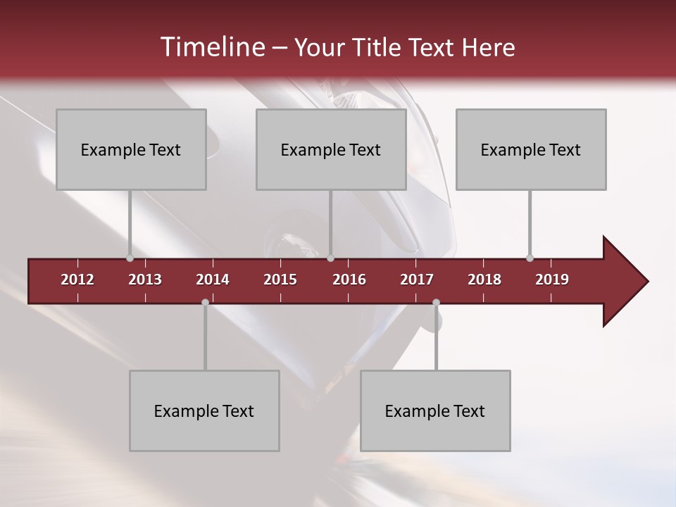 Detail Horsepower Technology PowerPoint Template