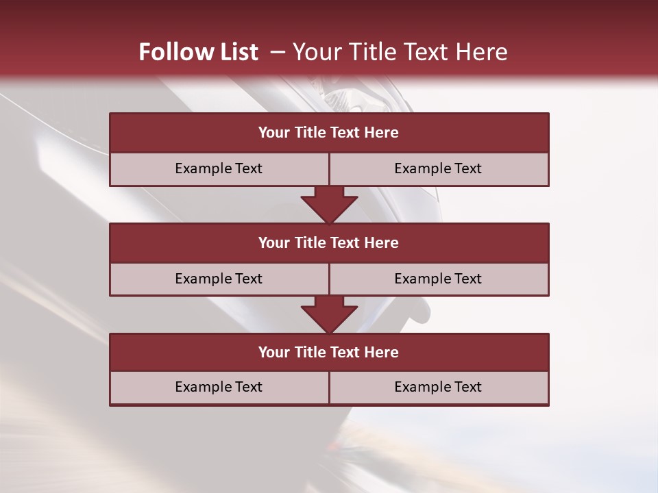 Detail Horsepower Technology PowerPoint Template