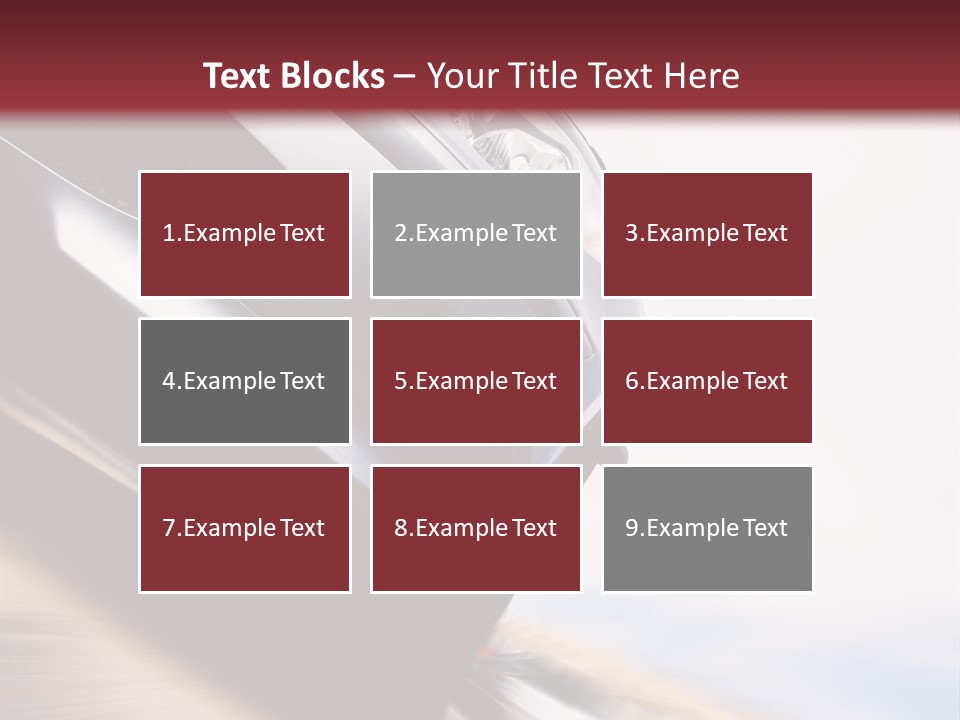 Detail Horsepower Technology PowerPoint Template