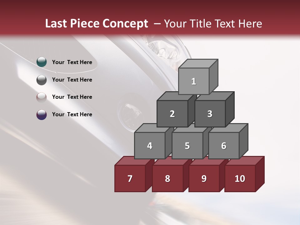 Detail Horsepower Technology PowerPoint Template