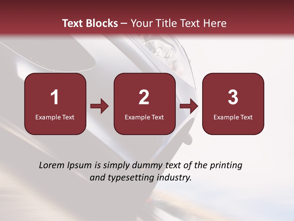 Detail Horsepower Technology PowerPoint Template
