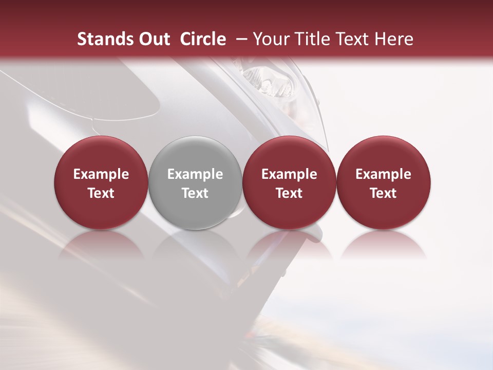 Detail Horsepower Technology PowerPoint Template