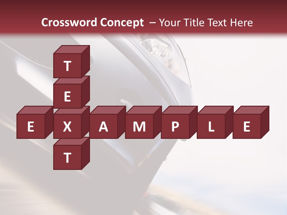 Detail Horsepower Technology PowerPoint Template