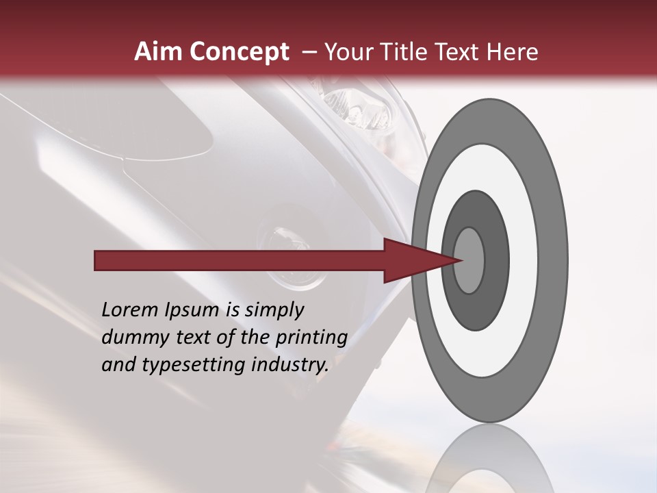 Detail Horsepower Technology PowerPoint Template