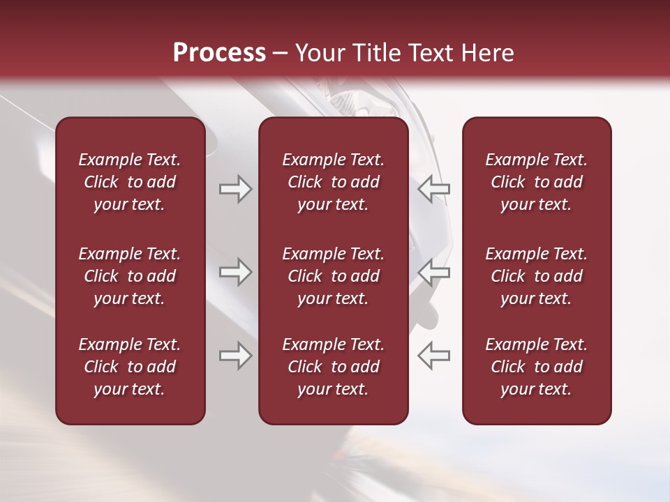 Detail Horsepower Technology PowerPoint Template