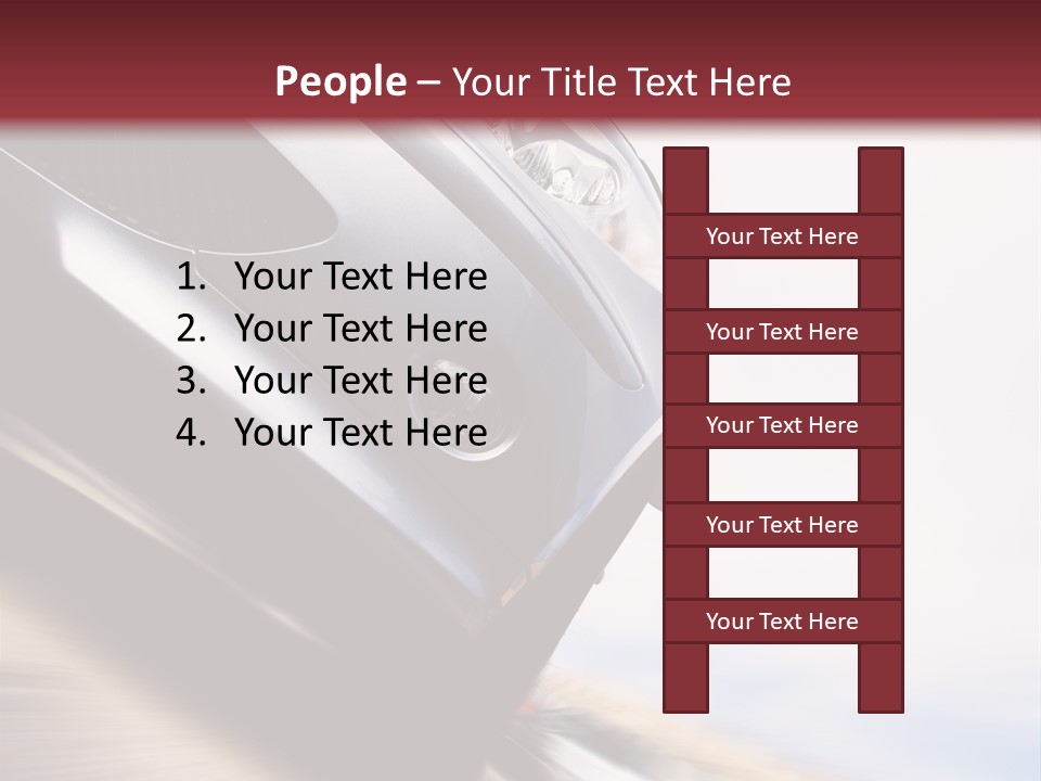 Detail Horsepower Technology PowerPoint Template