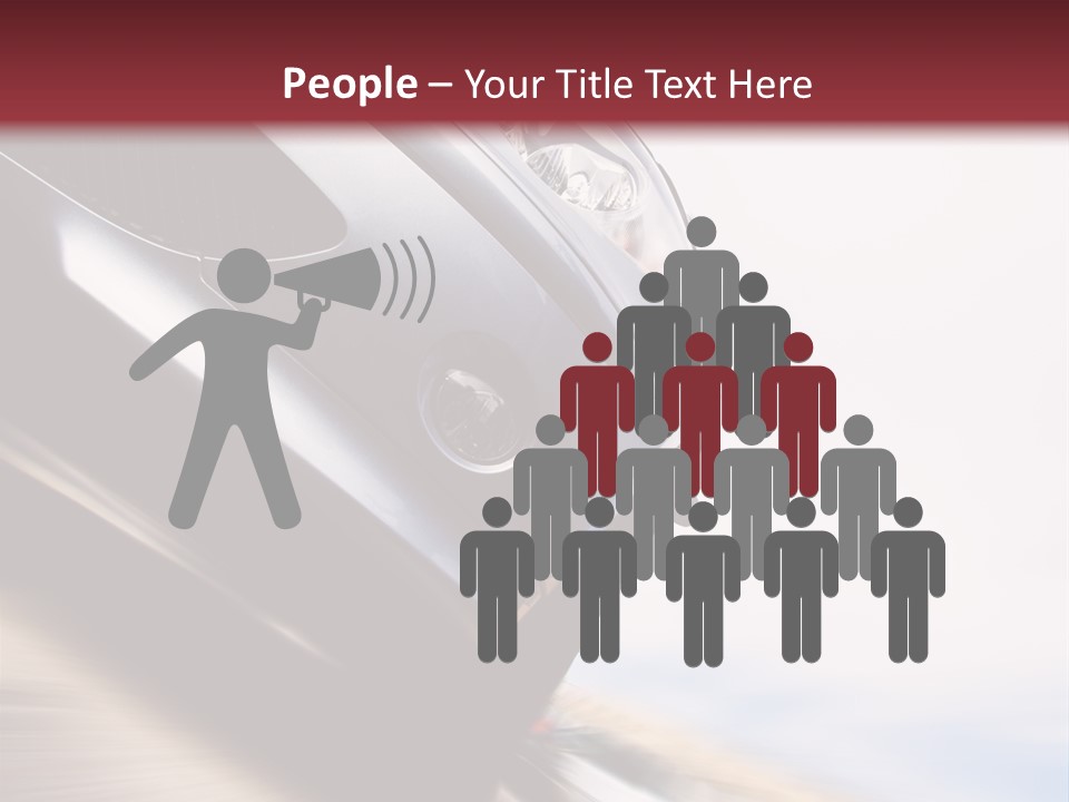 Detail Horsepower Technology PowerPoint Template