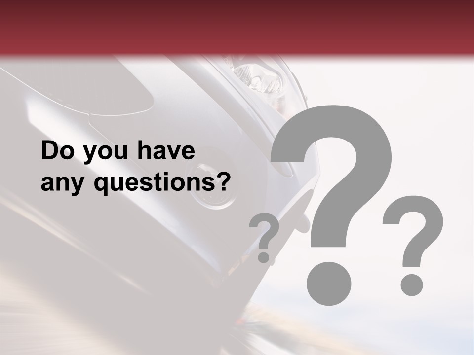 Detail Horsepower Technology PowerPoint Template