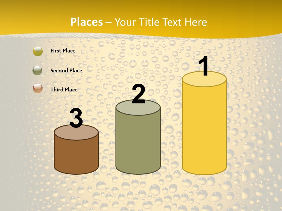 Cold Cool Beer PowerPoint Template