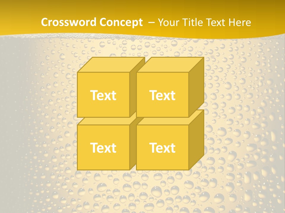 Cold Cool Beer PowerPoint Template