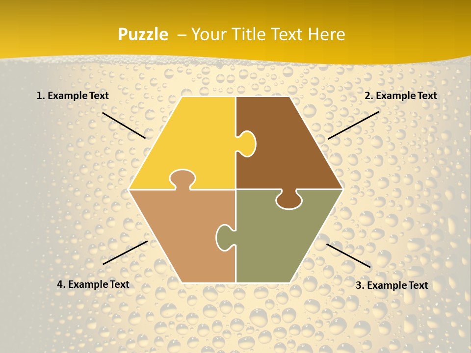 Cold Cool Beer PowerPoint Template