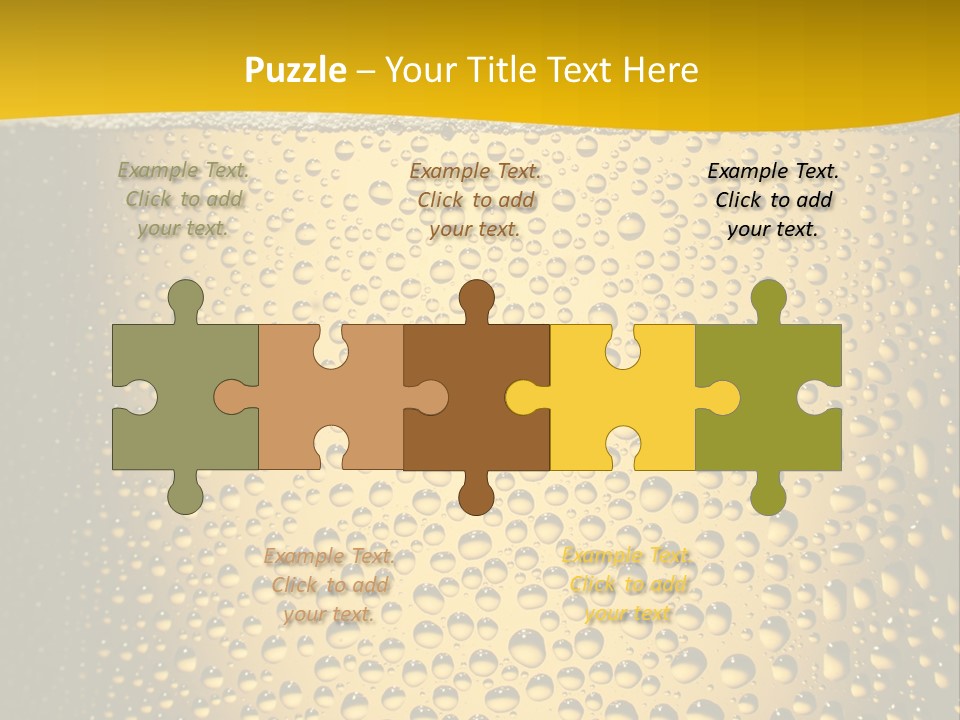 Cold Cool Beer PowerPoint Template