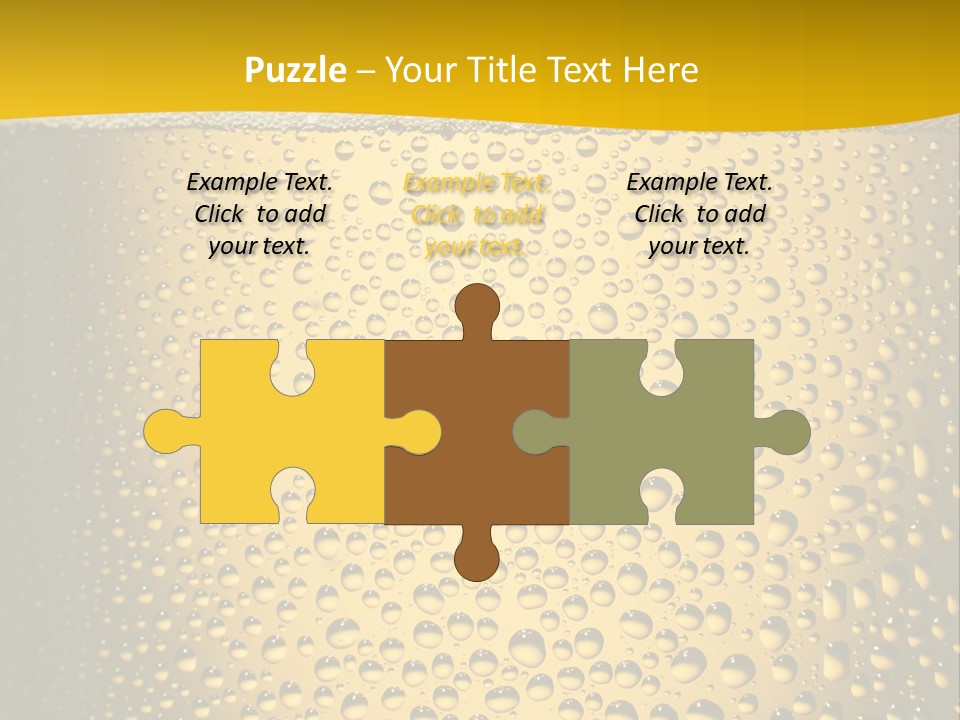 Cold Cool Beer PowerPoint Template