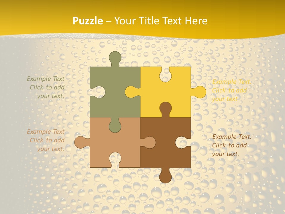 Cold Cool Beer PowerPoint Template