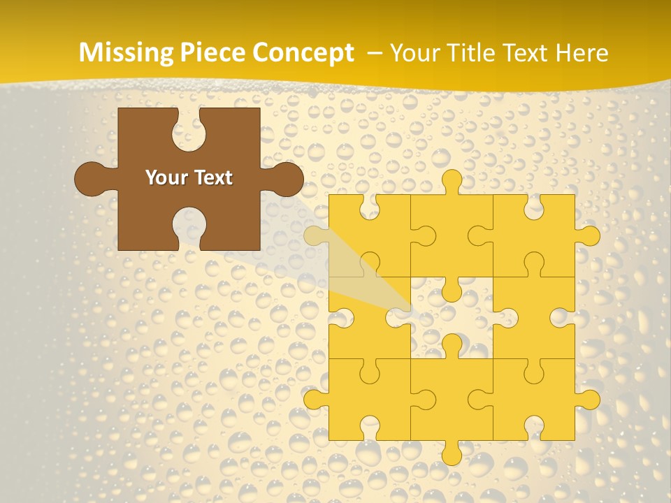 Cold Cool Beer PowerPoint Template