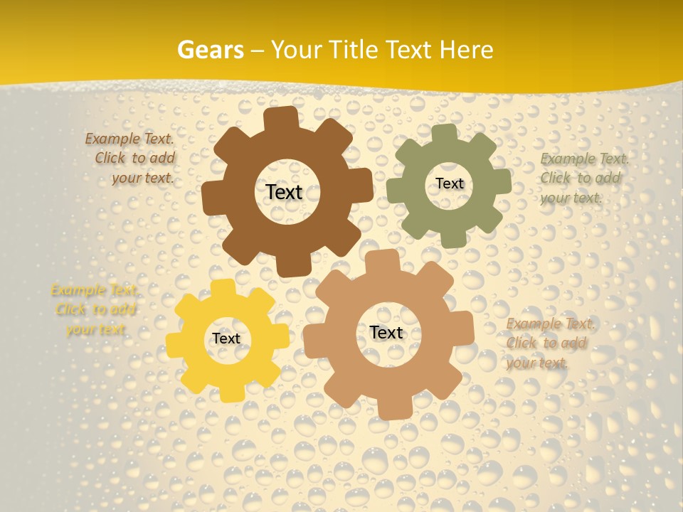 Cold Cool Beer PowerPoint Template