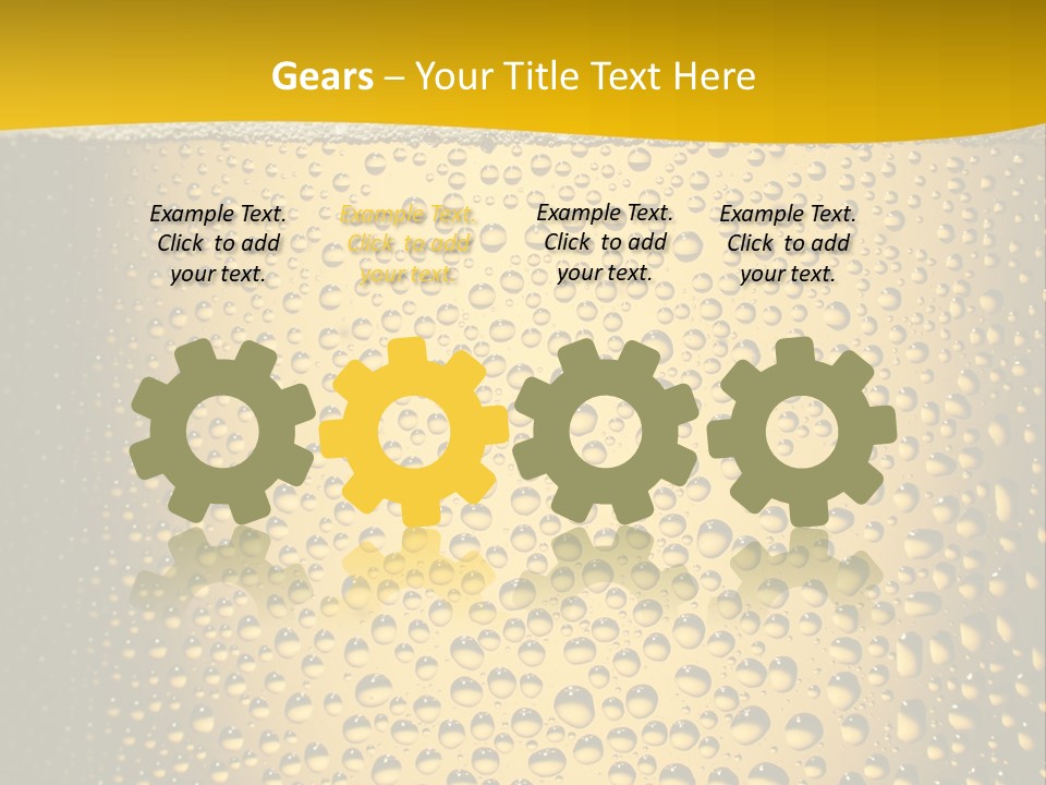 Cold Cool Beer PowerPoint Template