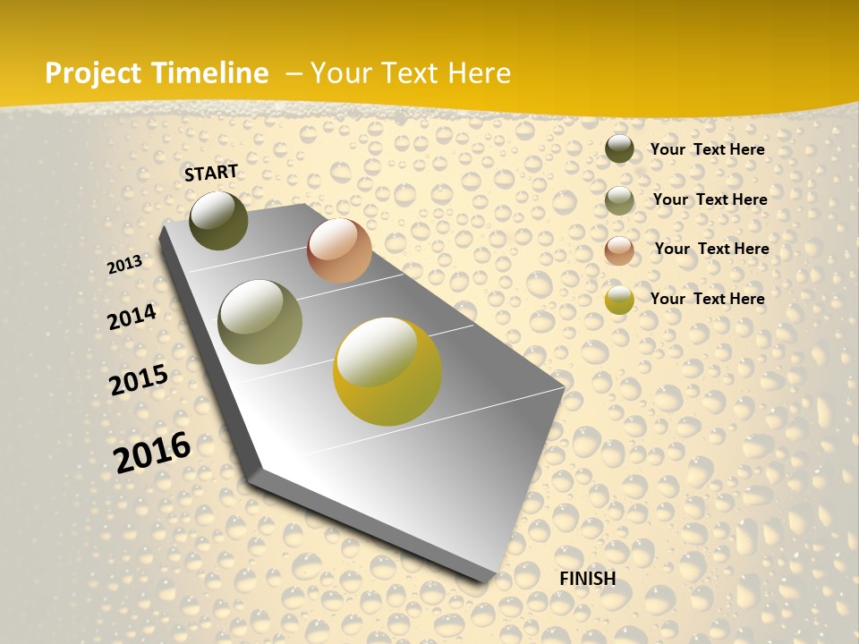 Cold Cool Beer PowerPoint Template