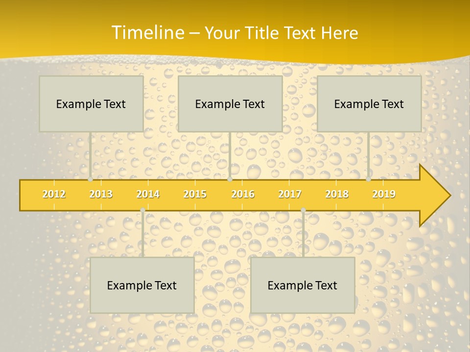 Cold Cool Beer PowerPoint Template
