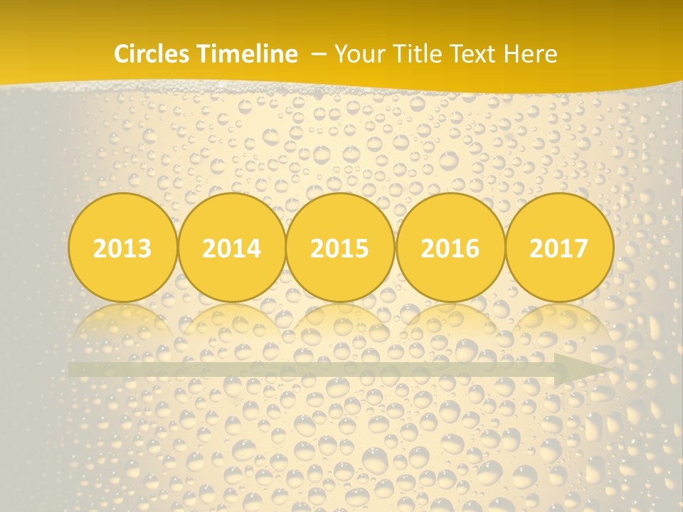 Cold Cool Beer PowerPoint Template