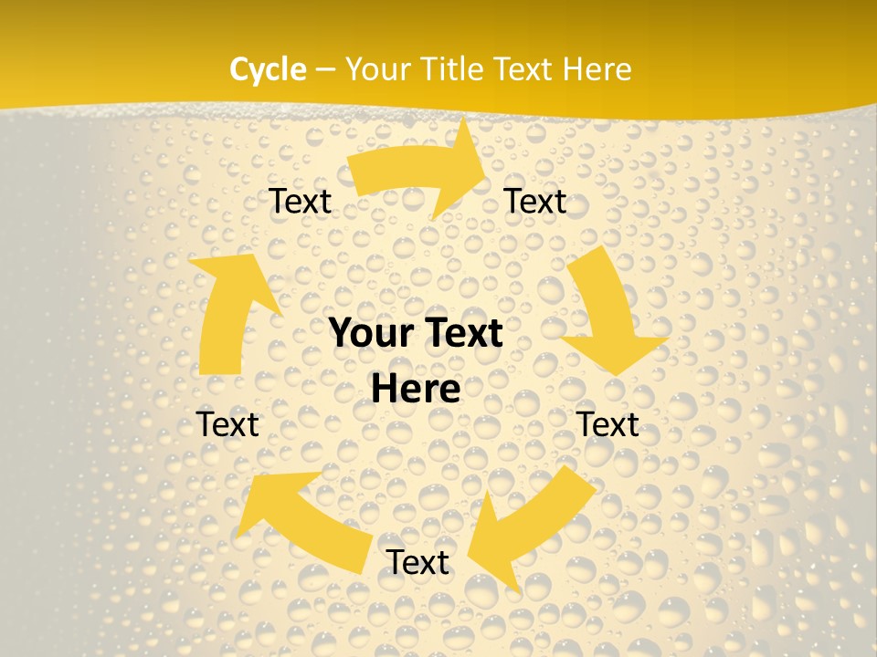 Cold Cool Beer PowerPoint Template