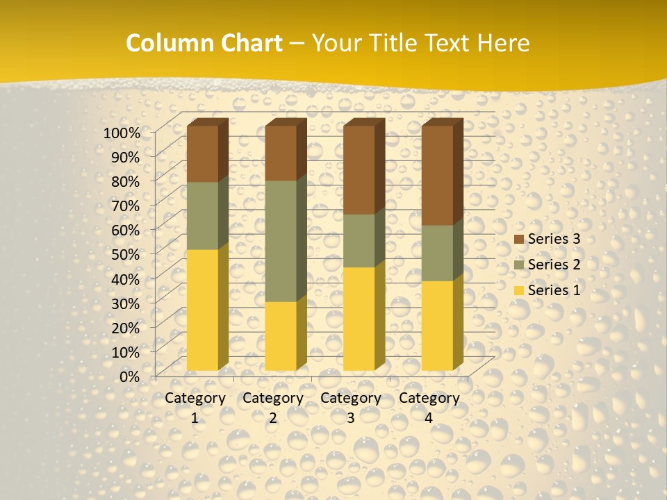 Cold Cool Beer PowerPoint Template