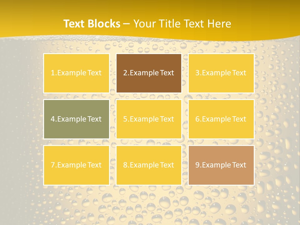 Cold Cool Beer PowerPoint Template