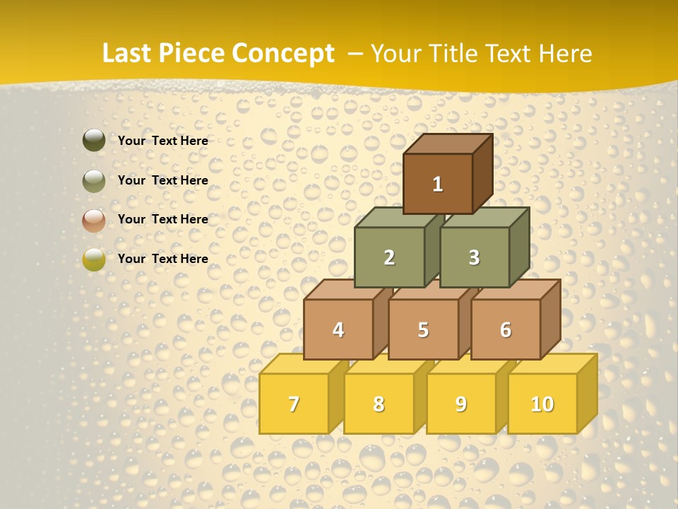 Cold Cool Beer PowerPoint Template