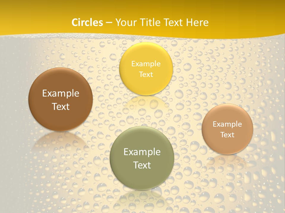 Cold Cool Beer PowerPoint Template