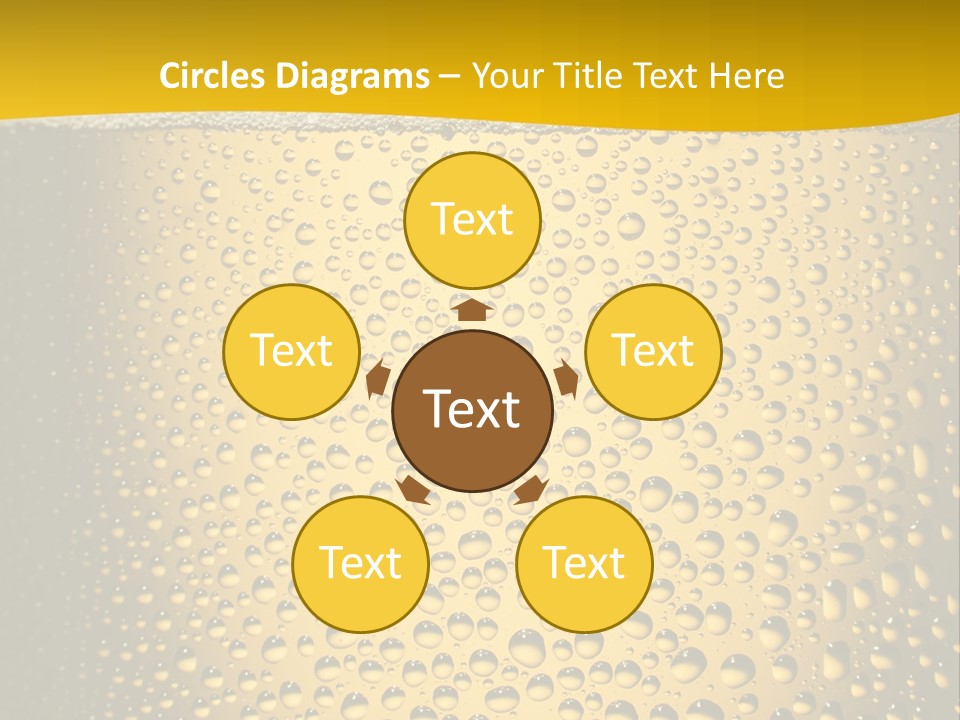 Cold Cool Beer PowerPoint Template