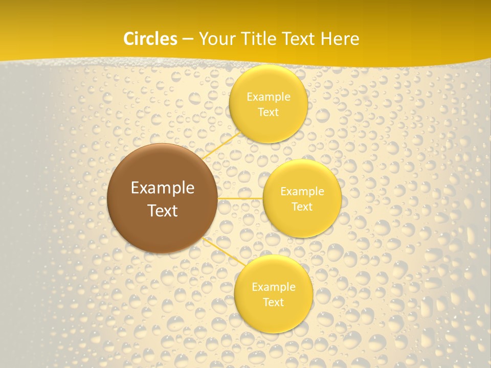 Cold Cool Beer PowerPoint Template