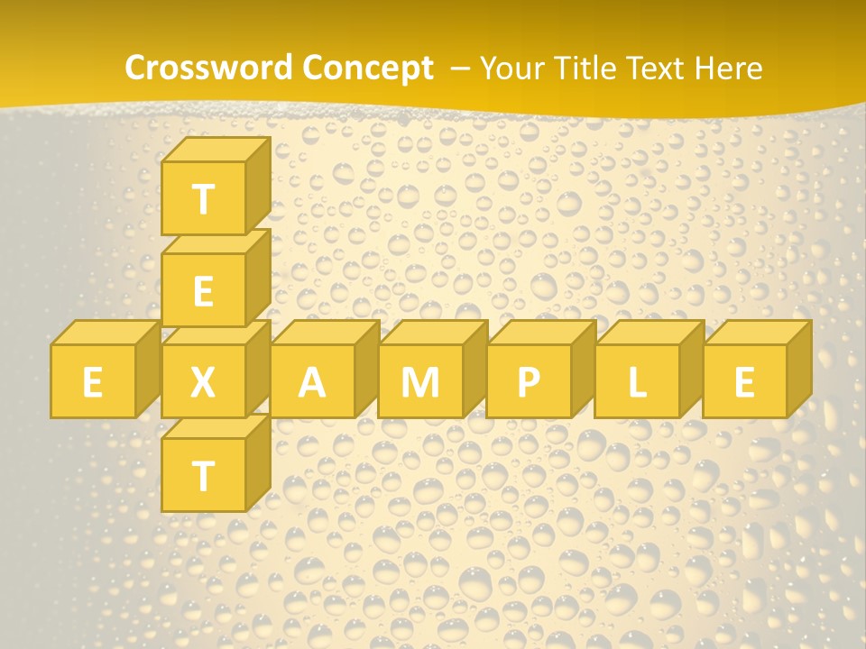 Cold Cool Beer PowerPoint Template