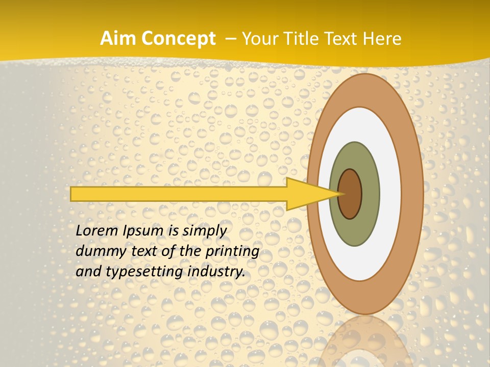 Cold Cool Beer PowerPoint Template