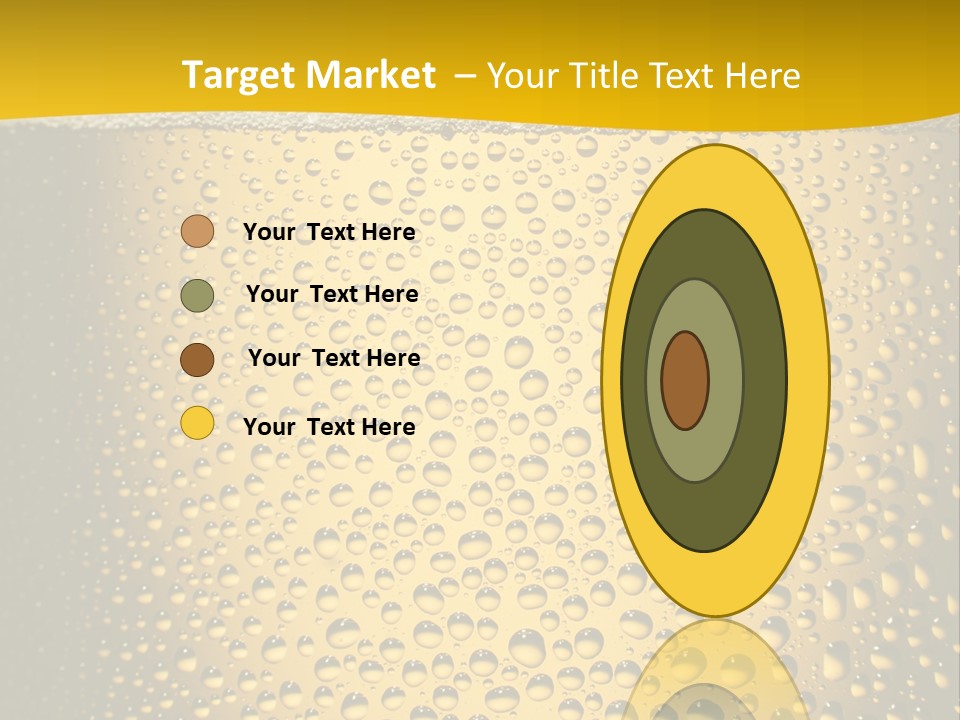 Cold Cool Beer PowerPoint Template