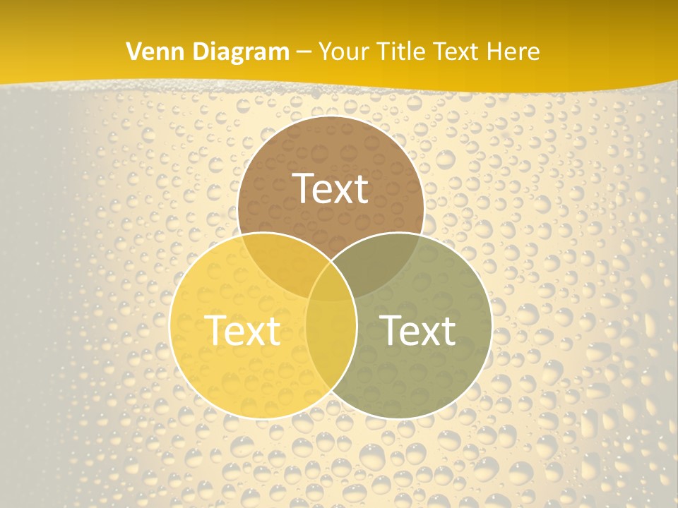 Cold Cool Beer PowerPoint Template